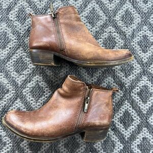 Lucky Brand leather ankle boots